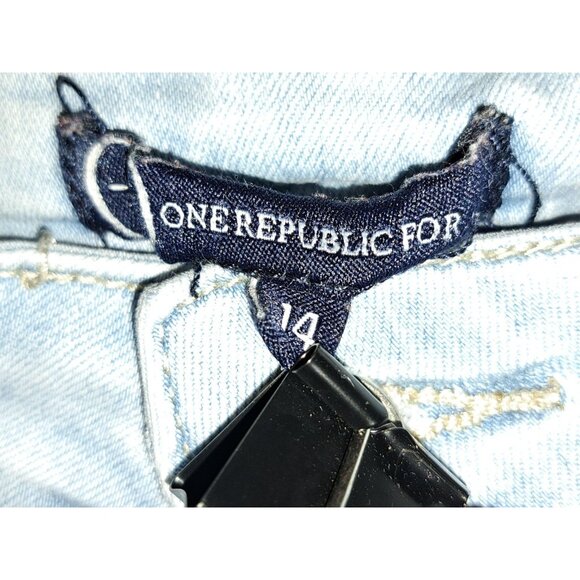 One Republic For All Womens Stretch Denim Light Wash Jeans 14 - Picture 4 of 8